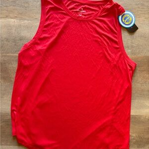 Santiny Red Women’s Athletic Tank Top